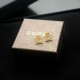 Gucci Symmetrical GG Frosted Surface Gold Silver Rose Gold Stud Earrings