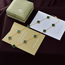  Van Cleef & Arpels Women Fashion 13 Colors 10 Motifs Magic Alhambra Necklace