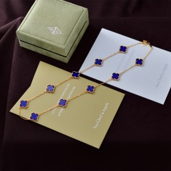  Van Cleef & Arpels Women Fashion 13 Colors 10 Motifs Magic Alhambra Necklace