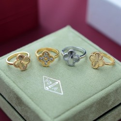 VCA Four Leaf Clover Shape Fashion Women Ring