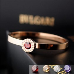 Bvlgari Bracelet With Interchangeable Gemstone Stones 4 Colors