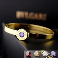 Bvlgari Bracelet With Interchangeable Gemstone Stones 4 Colors